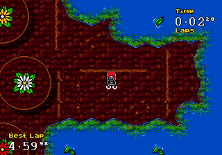 Micro Machines: Turbo Tournament 96 screenshot 3 for Sega Mega Drive